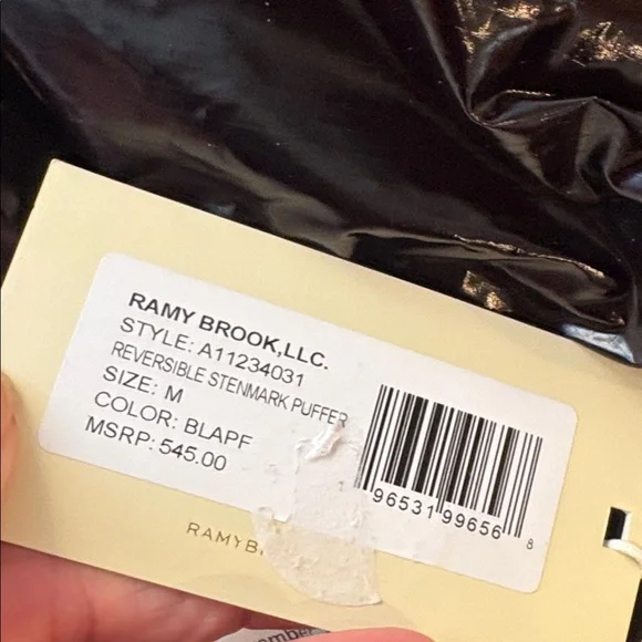 Ramy Brook Reversible Stenmark Puffer NWT Size M - Picture 7 of 7